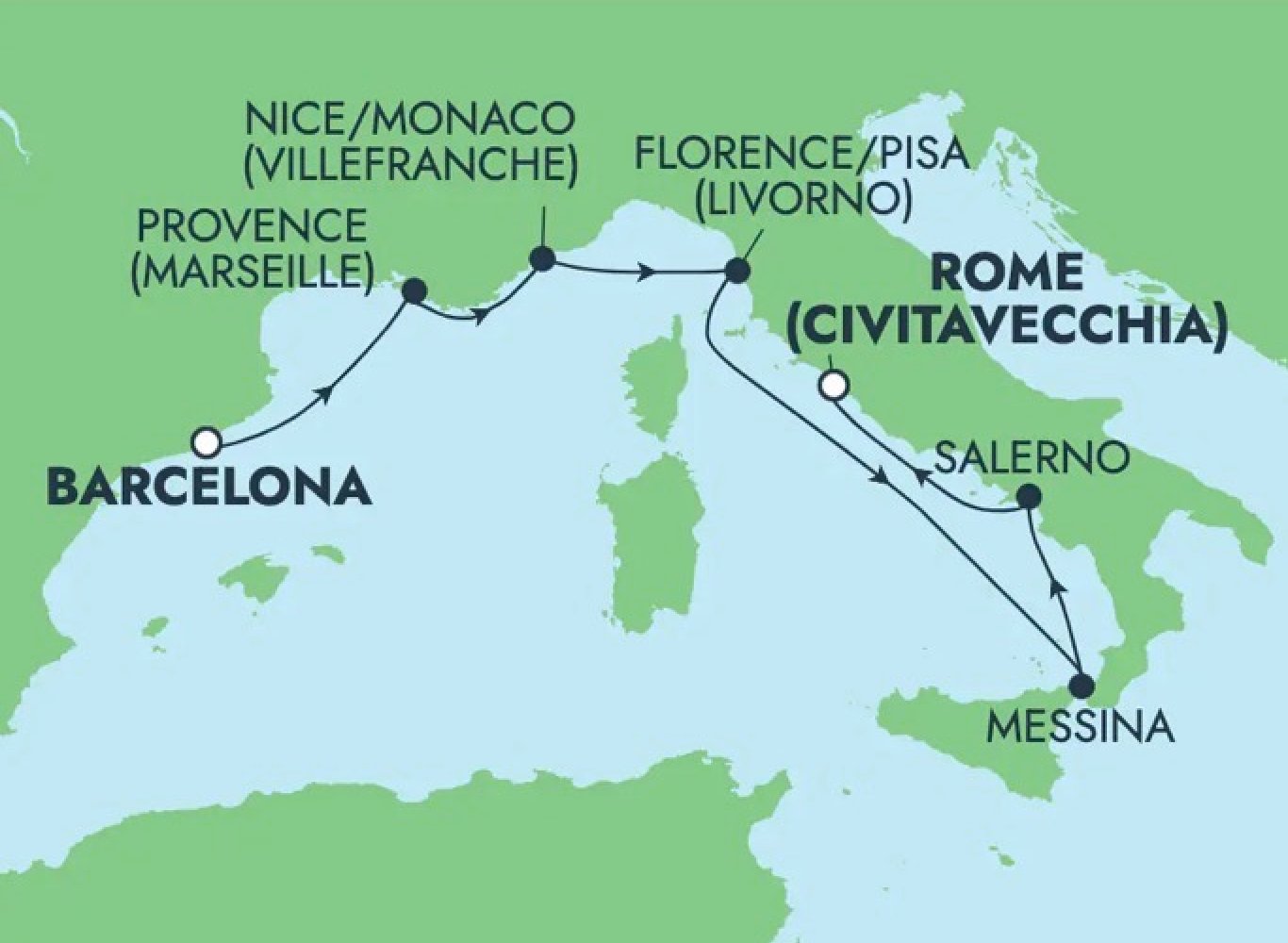 Cruise Route Map